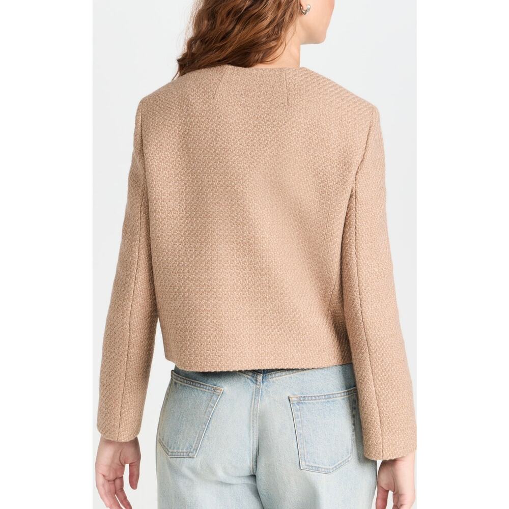 Theory Tweed Cropped Jacket
Color: Palomino size 10 (New) - Picture 3 of 8